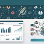 מסך בניית רשימת קהל יעד ב-Sales Navigator עם סינון קהלים וחיבור בין אנשי קשר לחברות